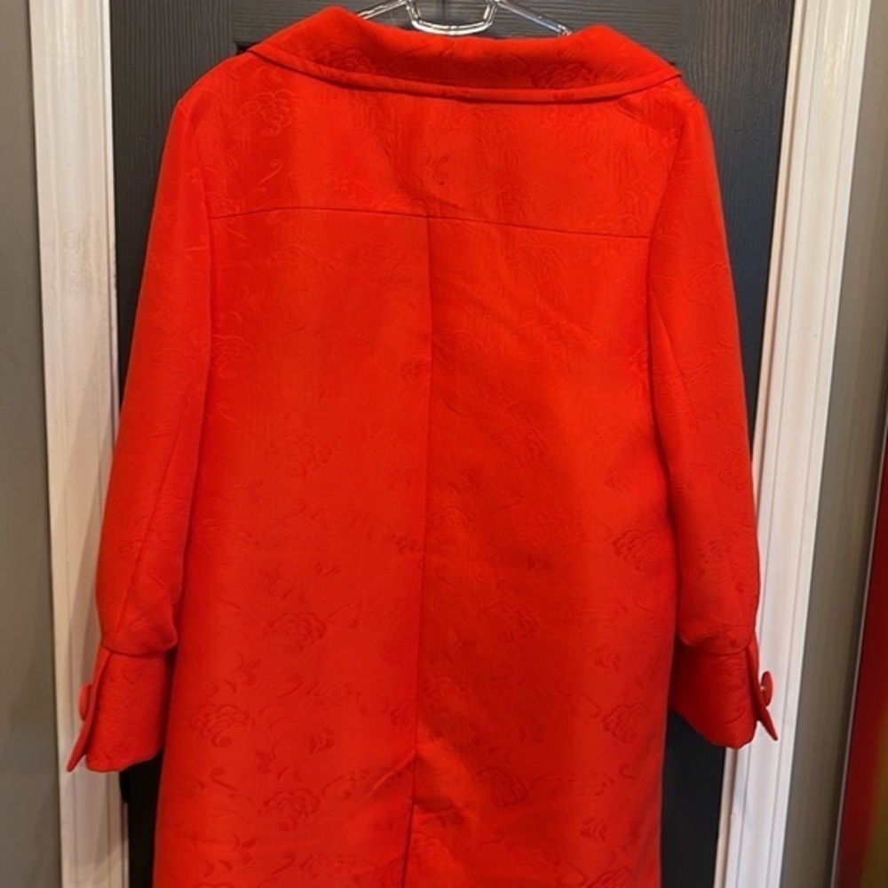 George Simonton Orange Red Lined Spring Jacket Vi… - image 5